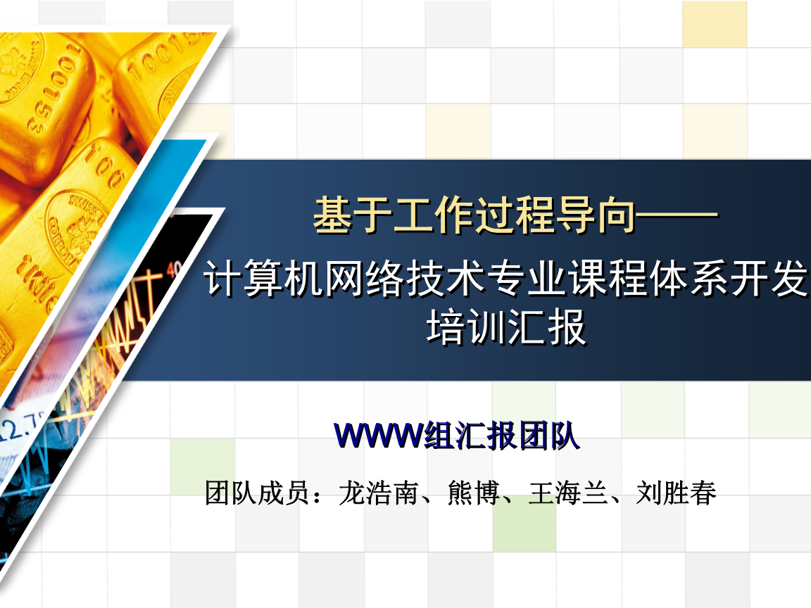 計(jì)算機(jī)網(wǎng)絡(luò)技術(shù)專業(yè)課程體系開發(fā)培訓(xùn)匯報(bào)